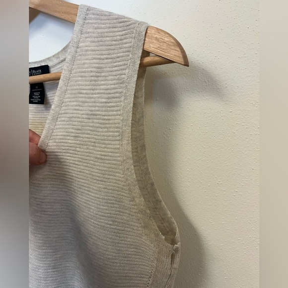 White House Black Market Gray Sleeveless Knit Tank Dress - Picture 8 of 11